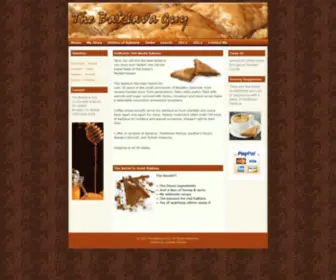 Thebaklavaguy.com(The Baklava Guy) Screenshot