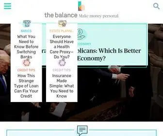 Thebalance.com(The Balance) Screenshot