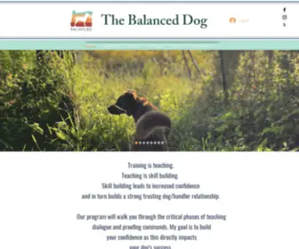 Thebalanceddogpdx.com(The Balanced Dog) Screenshot