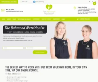 Thebalancednutritionist.com.au(Brisbane Nutritionists) Screenshot