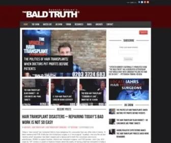 Thebaldtruth.com(Hair Loss Radio Show) Screenshot