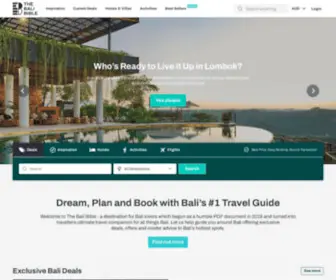 Thebalibible.com(Visit Bali with Australia’s #1 Guide) Screenshot
