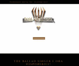 Theballadsinger.com(The Ballad Singer) Screenshot