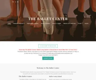 Theballetcenter.org(THE BALLET CENTER) Screenshot