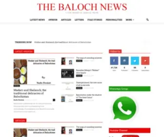 Thebalochnews.com(The Baloch News) Screenshot