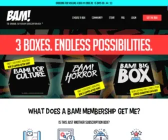 Thebambox.com(The Bam Box) Screenshot