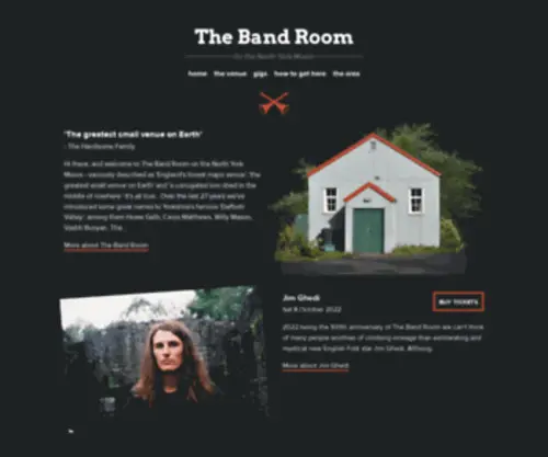 Thebandroom.co.uk(The Band Room) Screenshot