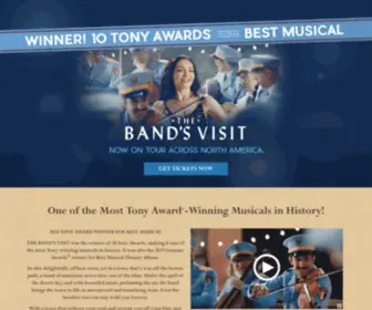 Thebandsvisitmusical.com(Tony Award®) Screenshot