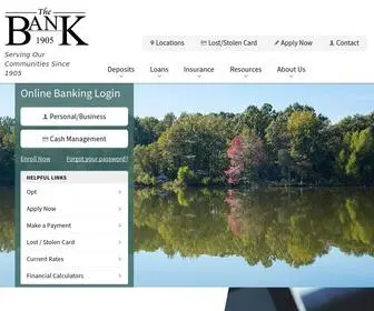 Thebank1905.com(Personal & Business Banking Accounts) Screenshot