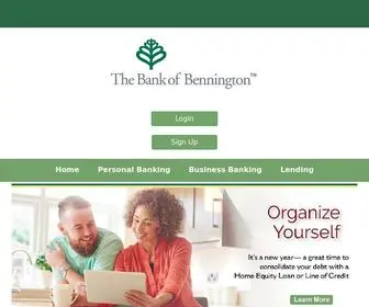 Thebankofbennington.com(The Bank of Bennington) Screenshot