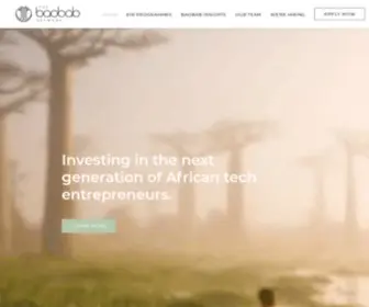 Thebaobabnetwork.com(The Baobab Network) Screenshot