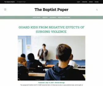 Thebaptistpaper.org(The best of what you remember about your state Baptist paper) Screenshot