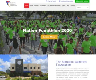 Thebarbadosdiabetesfoundation.org(The Barbados Diabetes Foundation) Screenshot