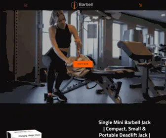 Thebarbelljack.com(The Best Single Mini Barbell Jack) Screenshot