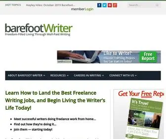 Thebarefootwriter.com(Get the Best Freelance Writing Jobs) Screenshot
