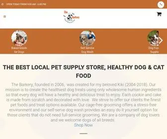 Thebarkeryonline.com(The Barkery Local Pet Food and Supply Store) Screenshot