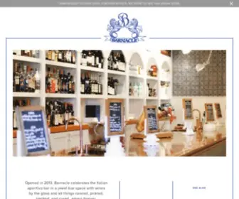 Thebarnaclebar.com(The Barnacle Wine Bar) Screenshot