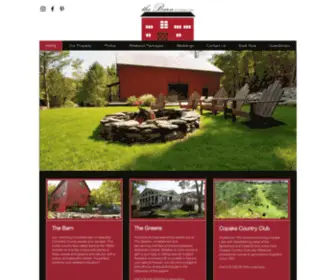 Thebarnatcopakelake.com(The Barn at Copake Lake) Screenshot