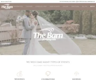 Thebarnatflyinghills.com(Wedding Venue) Screenshot