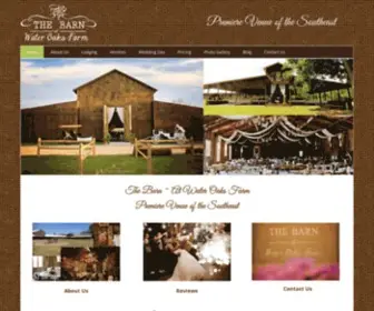 Thebarnatwateroaksfarm.com(Premiere Venue of the South East) Screenshot