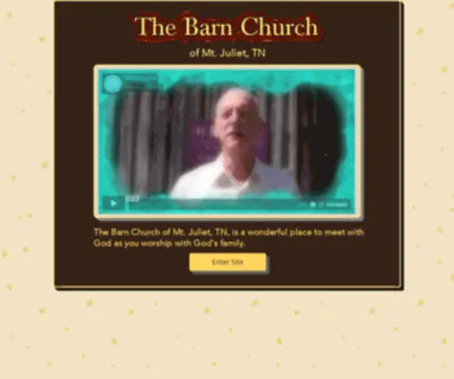 Thebarnchurch.org(Welcome) Screenshot