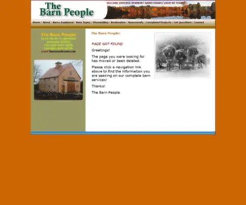 Thebarnpeople.com(Barn People) Screenshot