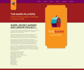 Thebarnplayers.org(The Barn Players) Screenshot