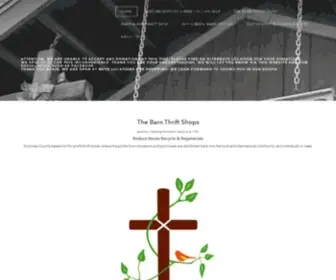 Thebarnthriftshop.com(Home of The Barn Thrift Shops of Dutchess County) Screenshot
