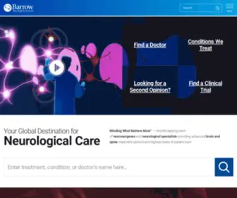 Thebarrow.org(At Barrow our team of neurological specialists) Screenshot