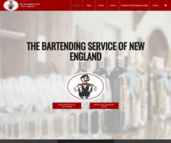 Thebartendingservice.com(Bartending Service of New England) Screenshot