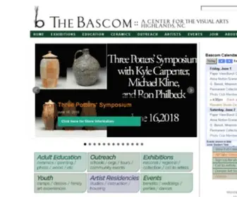 Thebascom.org(The Bascom) Screenshot