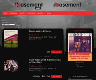 Thebasementnashville.com(The Basement Nashville) Screenshot