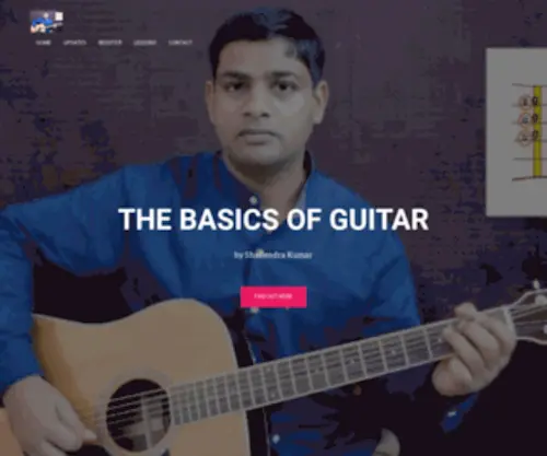 Thebasicsofguitar.com(By Shailendra Kumar) Screenshot