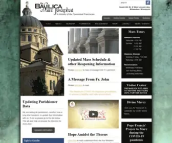 Thebasilica.org(The Basilica of St. Josaphat) Screenshot