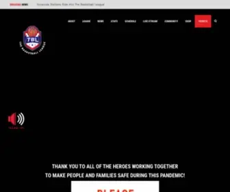 Thebasketballleague.net(The Basketball League) Screenshot