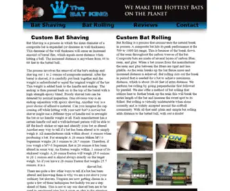 Thebatking.com(The Bat King Hottest Bats on the Planet) Screenshot