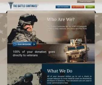 Thebattlecontinues.org(The Battle Continues) Screenshot