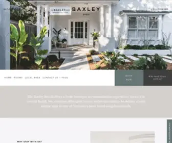 Thebaxleybondi.com(Boutique Accommodation Bondi Sydney) Screenshot