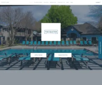 Thebaxteratwestwood.com(Apartments in Austin) Screenshot