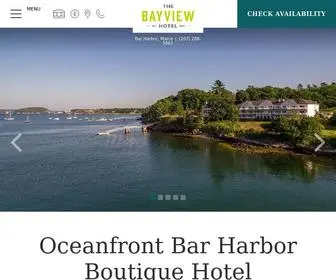 Thebayviewbarharbor.com(Bar Harbor Boutique Hotel) Screenshot