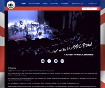 Thebbcband.com(The BBC band) Screenshot