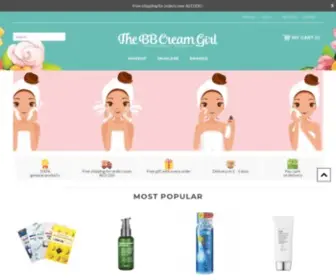 ThebbcreamGirl.com(The BB Cream Girl Store) Screenshot