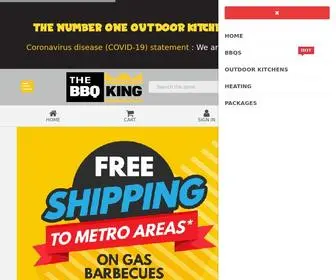 ThebbQking.com.au(ThebbQking) Screenshot