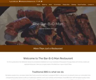 ThebbQman.com(The BBQ Man Restaurant) Screenshot