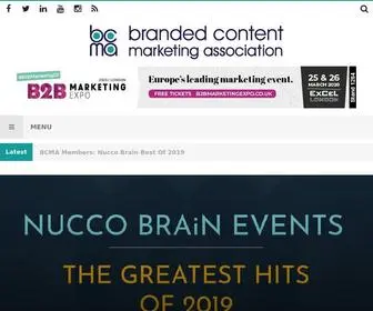 Thebcma.info(Branded Content Marketing Association) Screenshot