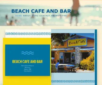 Thebeachcafe.co.nz(Beach Cafe and Bar Nelson) Screenshot