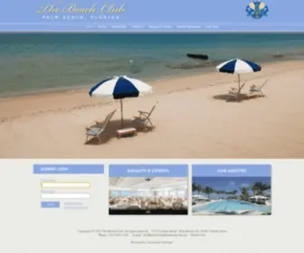 Thebeachclub.net(The Beach Club Palm Beach) Screenshot