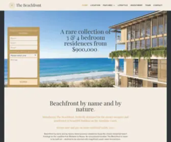 Thebeachfront.com.au(The Beachfront Buddina) Screenshot