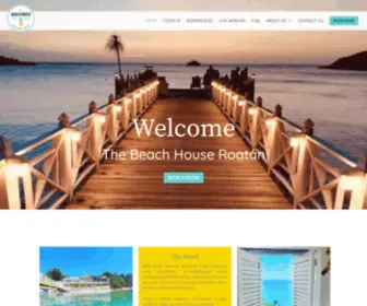 Thebeachhouseroatan.com(The Beach House) Screenshot