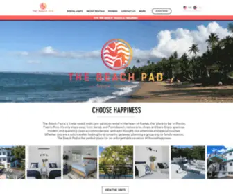 Thebeachpadrincon.com(Vacation rental in Rincón) Screenshot